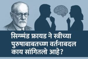 सिग्मंड फ्रायड ने स्त्रीच्या पुरुषाबाबतच्या वर्तनाबद्दल काय सांगितले आहे?