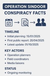 Operation Sindoor Conspiracy Facts