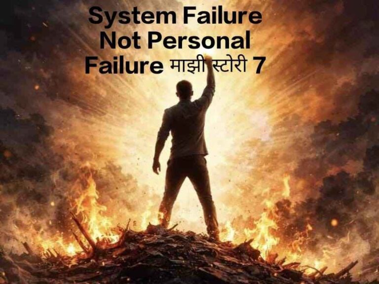 System Failure Not Personal Failure माझी स्टोरी भाग 7 – संकटातून उभा राहणारा माणूस