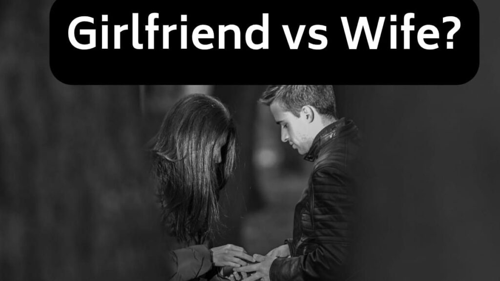 "Girlfriend vs Wife relationship comparison showing emotional distance between a couple in modern India"