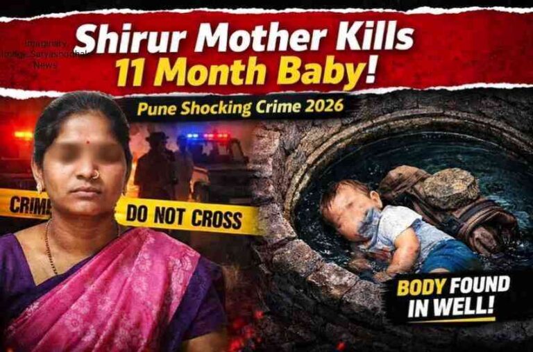 Shirur Mother Kills 11 Month Baby Case Pune crime news body found in well Ranjangaon MIDC