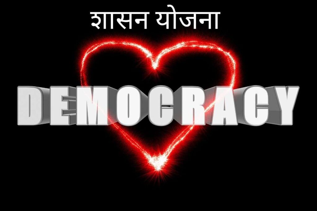 शासन योजना म्हणजे काय? शासन योजना महाराष्ट्र 2026, democracy concept image