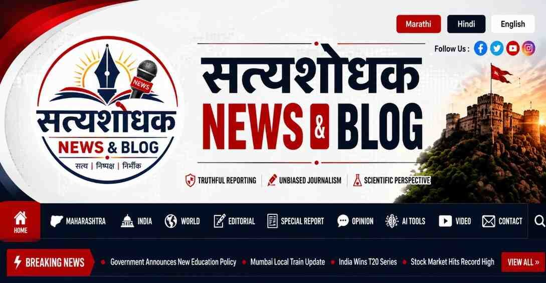 सत्यशोधक  | न्यूज   | ब्लॉग