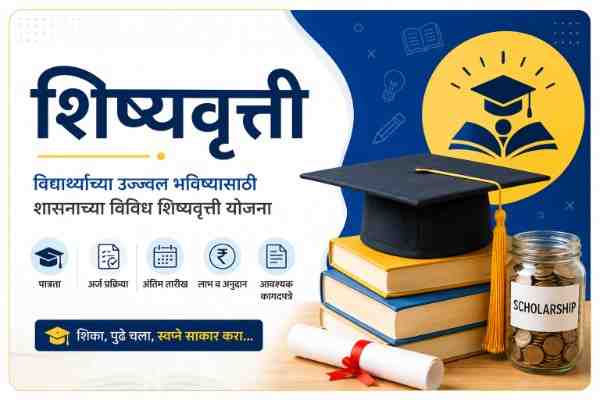 Scholarship Schemes Maharashtra : महाराष्ट्रातील विद्यार्थ्यांसाठी शिष्यवृत्ती योजना, अर्ज प्रक्रिया, पात्रता, लाभ आणि शिक्षणासाठी आर्थिक सहाय्य