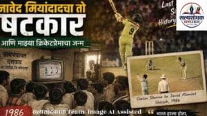 Javed Miandad Last Ball Six Story : जावेद मियांदादचा ‘तो’ षटकार आणि माझ्या क्रिकेटप्रेमाचा जन्म