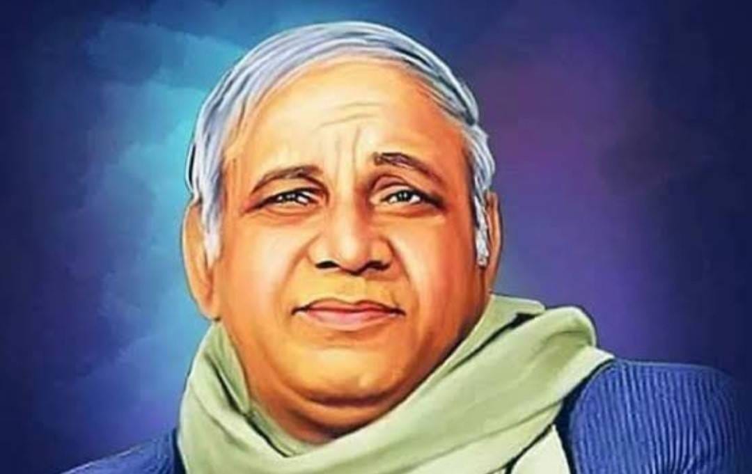 Kanshiram Ji portrait – Founder of Bahujan Samaj Party (BSP) and prominent Bahujan Movement leader in India.
