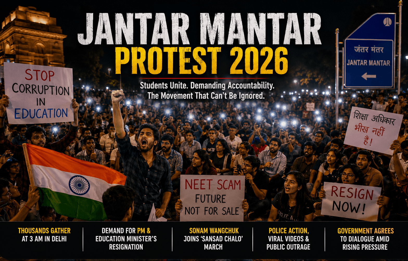 Jantar Mantar Protest 2026