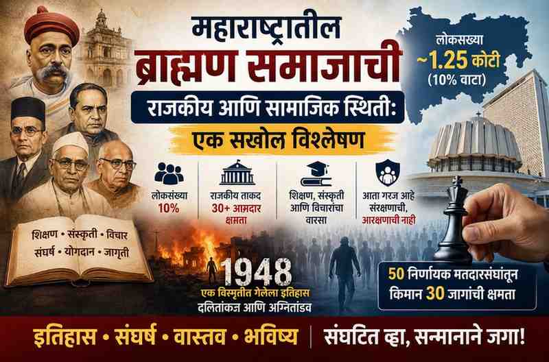 Maharashtra Brahmin Community : महाराष्ट्रातील ब्राह्मण समाजाची राजकीय आणि सामाजिक स्थिती