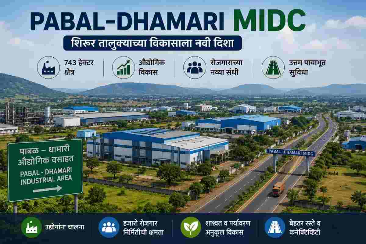 Pabal Dhamari MIDC Shirur industrial development and employment opportunities