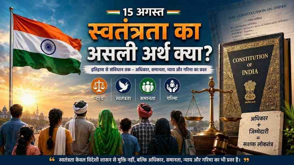 Independence Day और भारत में स्वतंत्रता के असली अर्थ का संवैधानिक संदर्भ